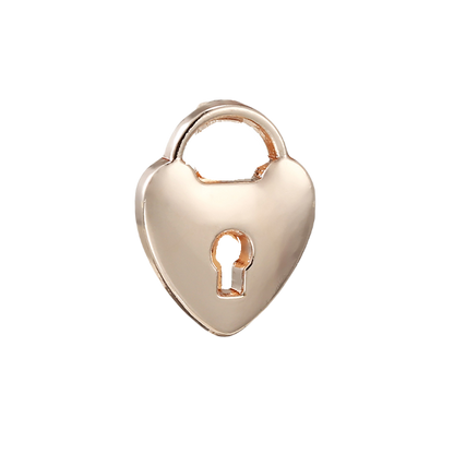 Charm -  heart lock