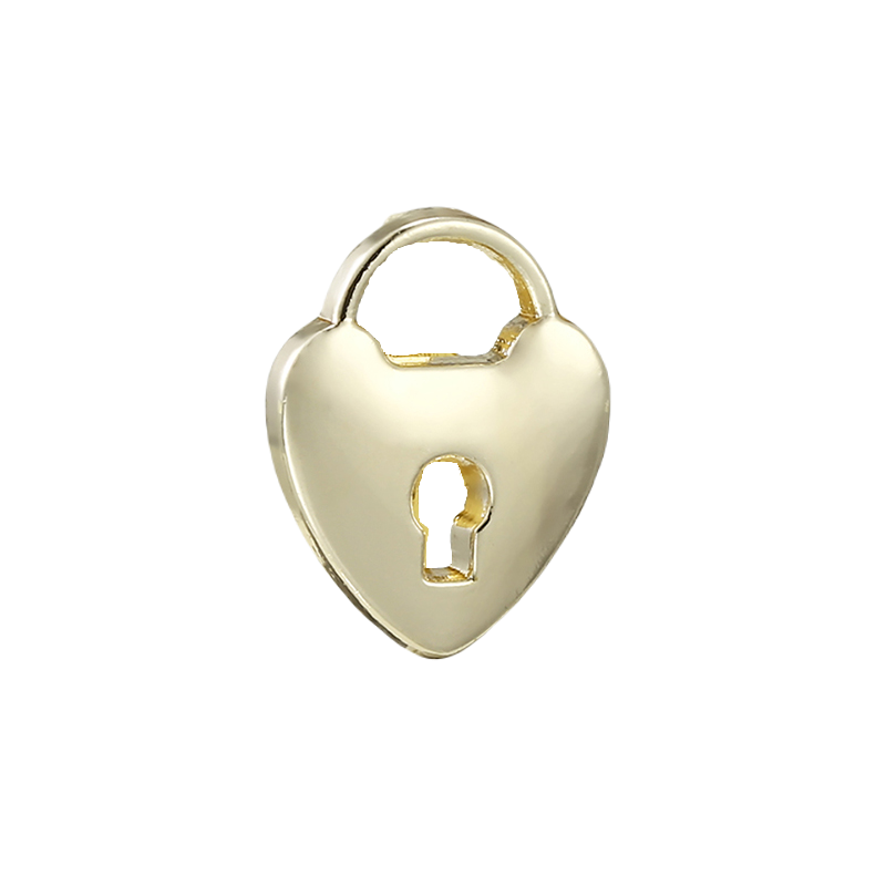 Charm -  heart lock