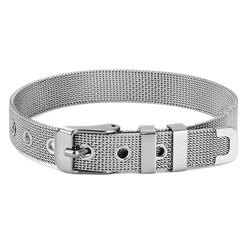 Mesh bracelet - silver