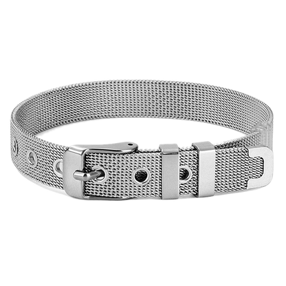 Mesh bracelet - silver