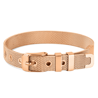 Mesh bracelet - rose gold