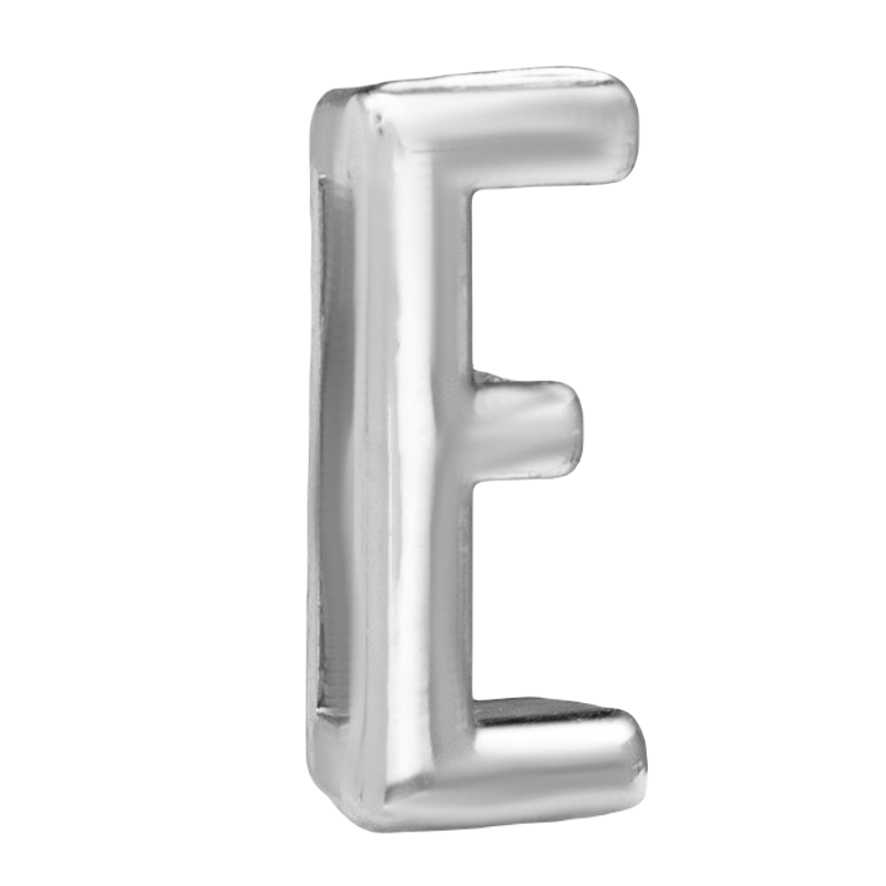 Letter charm - E