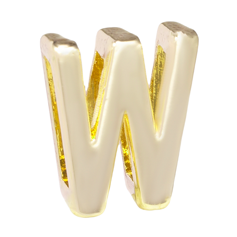 Letter charm - W