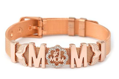 Mesh bracelet - rose gold