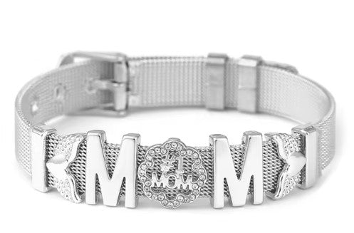 Mesh bracelet - silver